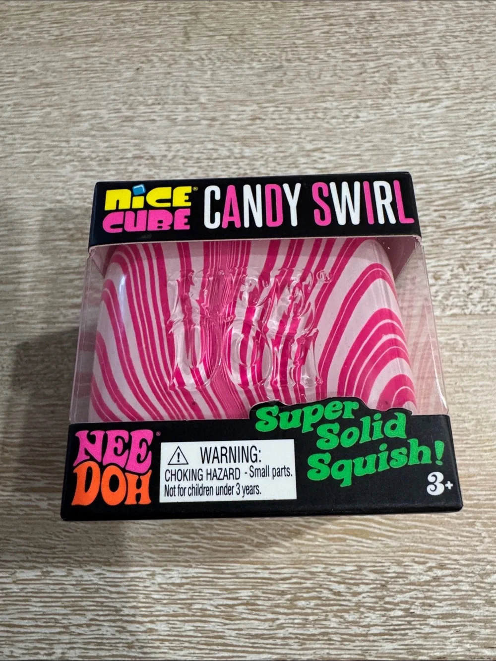 NeeDoh Nice Cube Candy Swirl - Pink